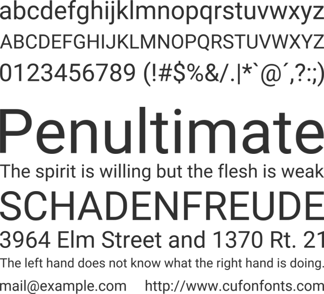 Editeshion font preview