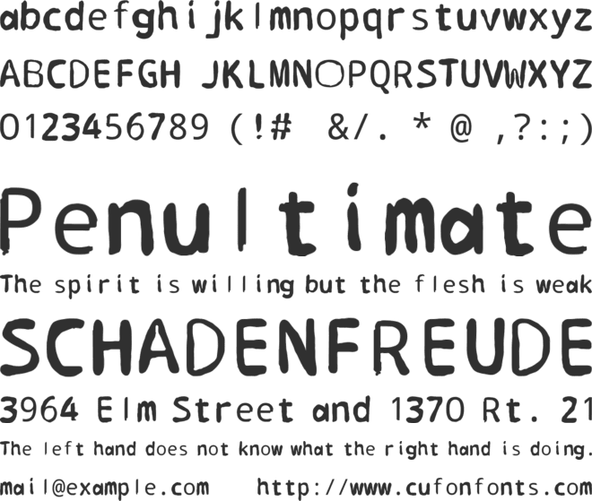 Fonties font preview