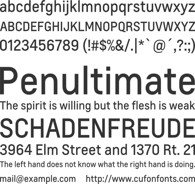 Louis font preview