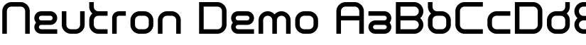 Neutron Demo font