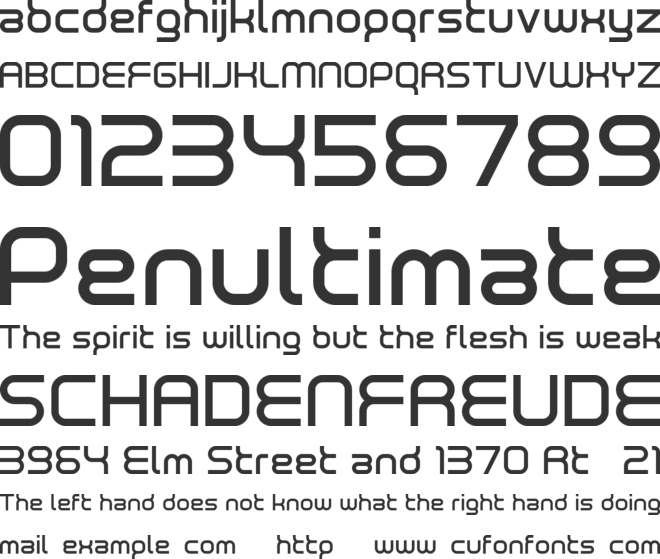 Neutron font preview