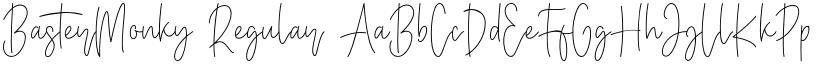 BasterMonky Regular font