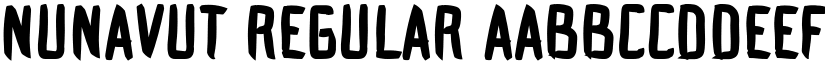 Nunavut Regular font