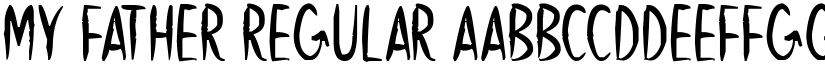 My Father Regular font