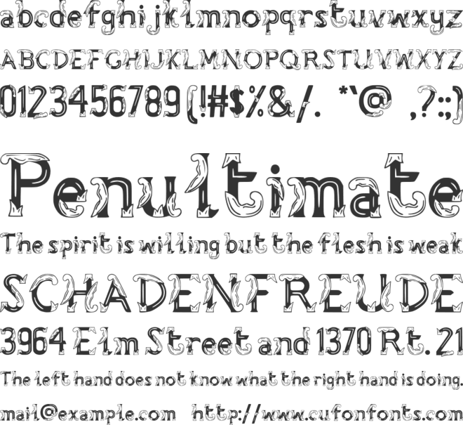 Cirebon font preview