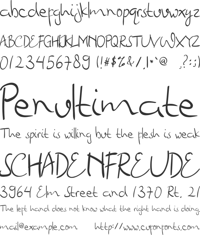 Laguna Beach font preview