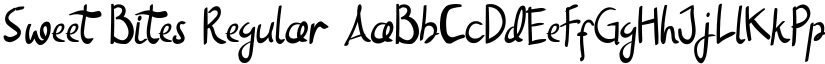 Sweet Bites Regular font