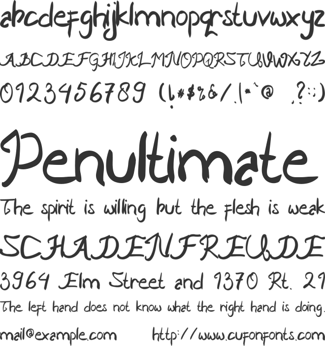 Ngabuburits font preview