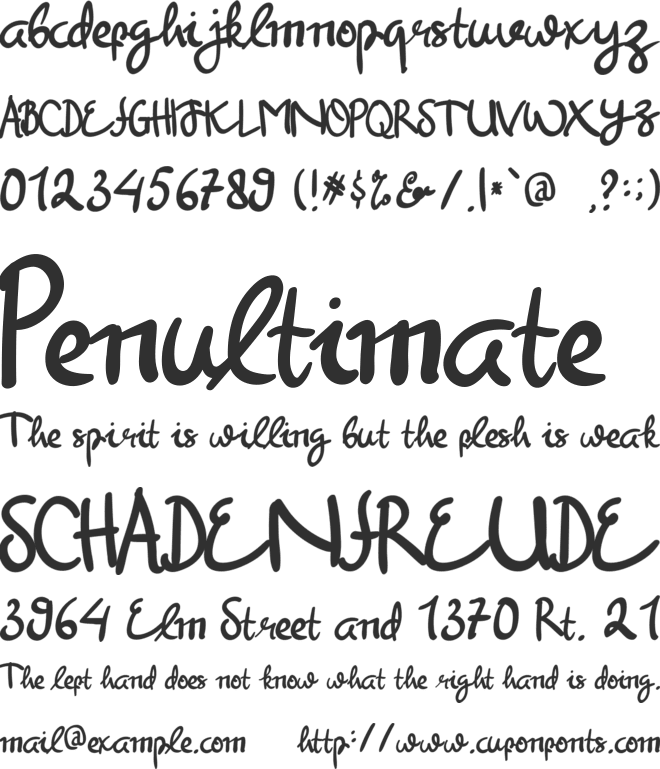 Hey Kinsey font preview