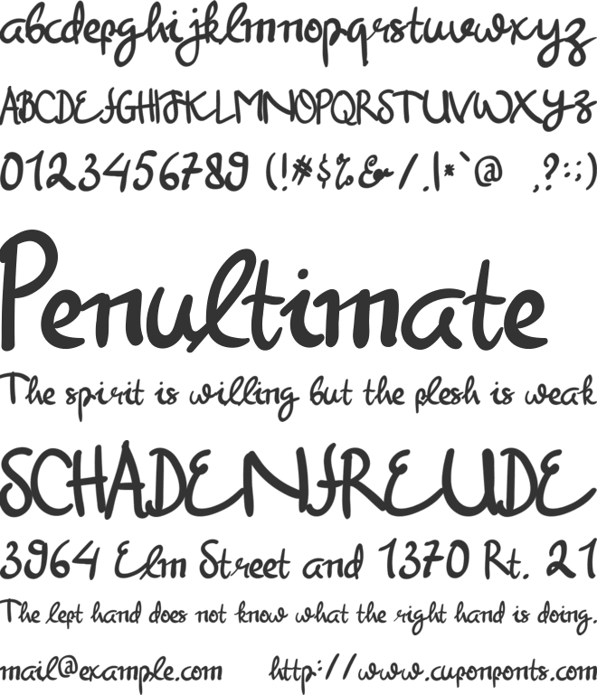 Hey Kinsey font preview