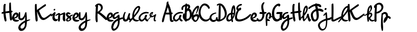 Hey Kinsey Regular font