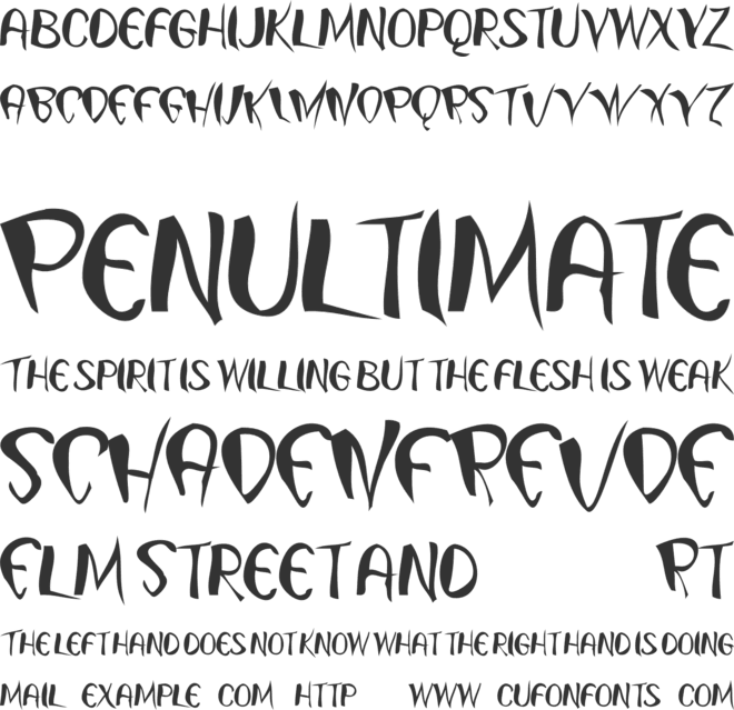 Digital Preasure font preview