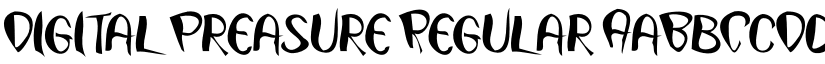 Digital Preasure font download