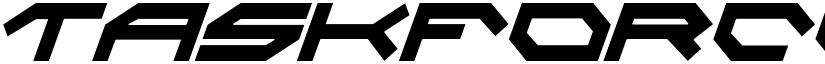 Taskforce Condensed Italic font