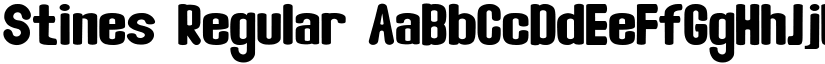 Stines font download