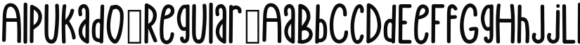 Alpukado font download