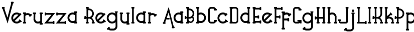 Veruzza Regular font