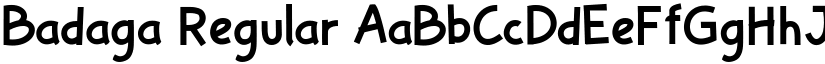 Badaga Regular font