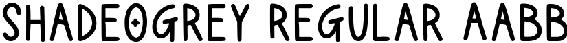 Shadeogrey font download