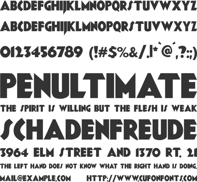 JMH ROCAMBOLE font preview