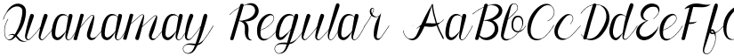 Quanamay font download