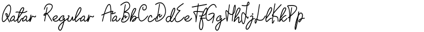 Qatar Regular font