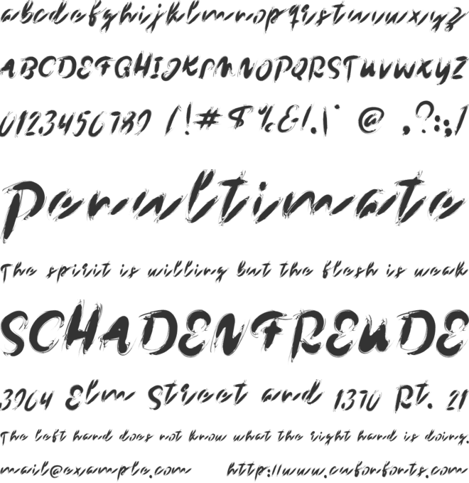 Boxingdragon font preview