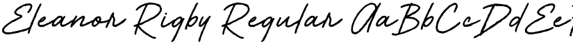 Eleanor Rigby Regular font