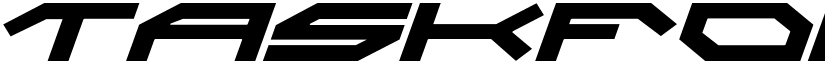 Taskforce Italic font