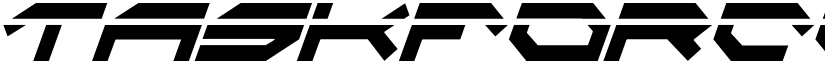 Taskforce Laser CondItal font