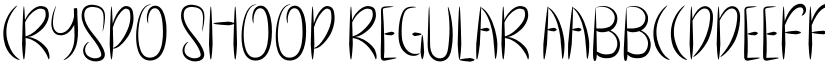 Cryspo Shoop font download