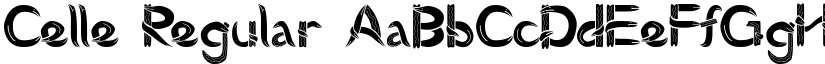 Celle Regular font