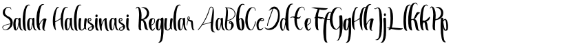 Salah Halusinasi Regular font