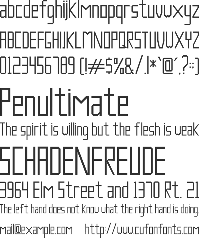 PERFECT font preview