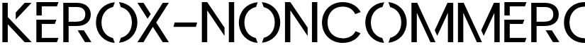Kerox-NonCommercial Regular font