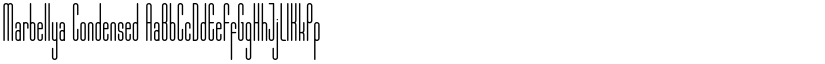 Marbellya Condensed font
