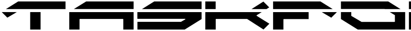 Taskforce Laser font