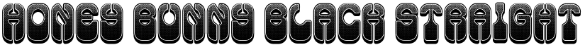 Honey Bunny Black Straight Regular font