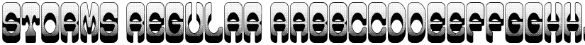 Storms Regular font