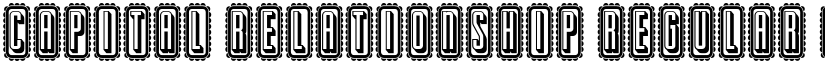 Capital Relationship Regular font