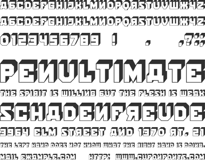 Strengthen font preview