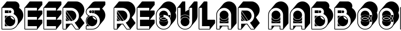 Beers Regular font