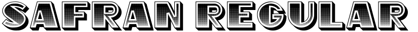 Safran Regular font