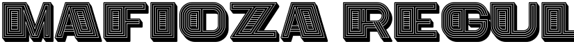 Mafioza Regular font