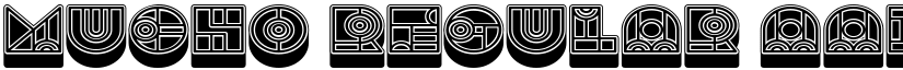 Mucho Regular font