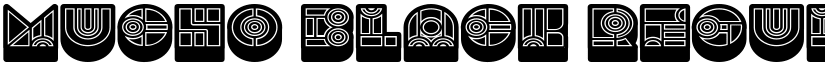 Mucho Black Regular font