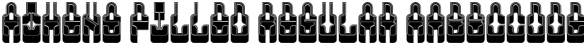 Athens Filled Regular font