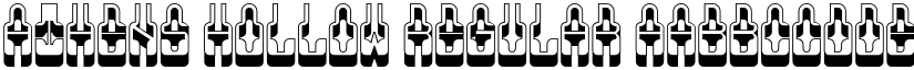 Athens Hollow Regular font