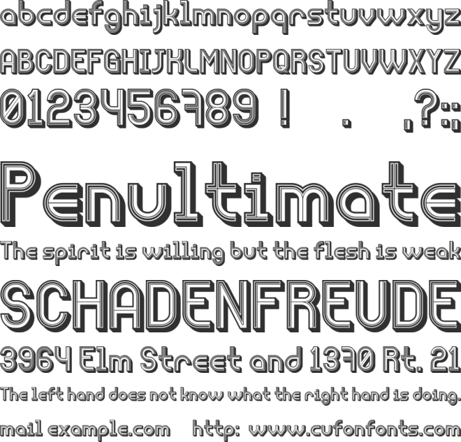 Order font preview