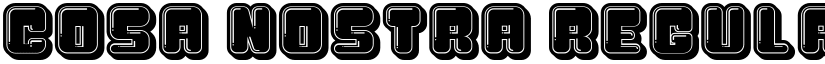Cosa Nostra Regular font